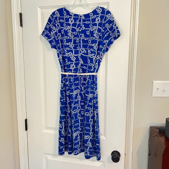 Talbots Size Medium Nautical Dress with Rope Accent - Picture 4 of 4
